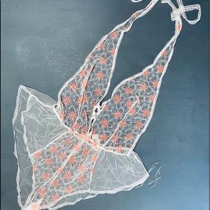 Victoria’s Secret Lace Teddy Shorts Sz Lg